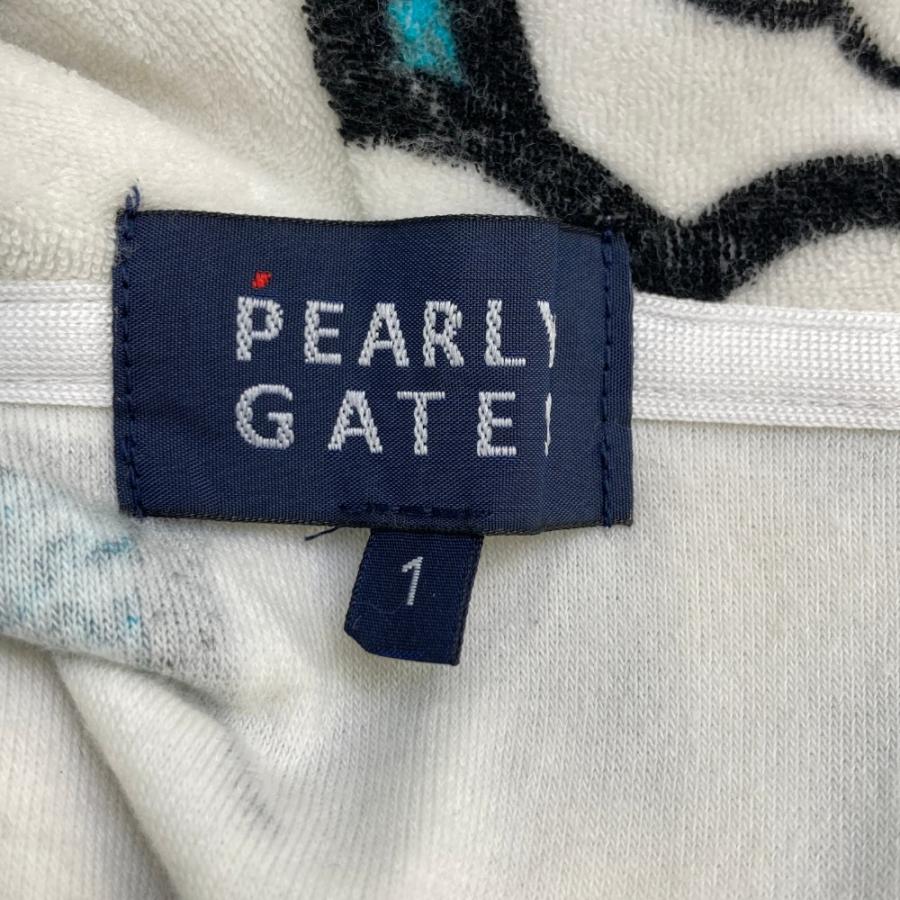 PEARLY GATES（パーリーゲイツ） 七分袖ジャケット パイル地 雲 総柄