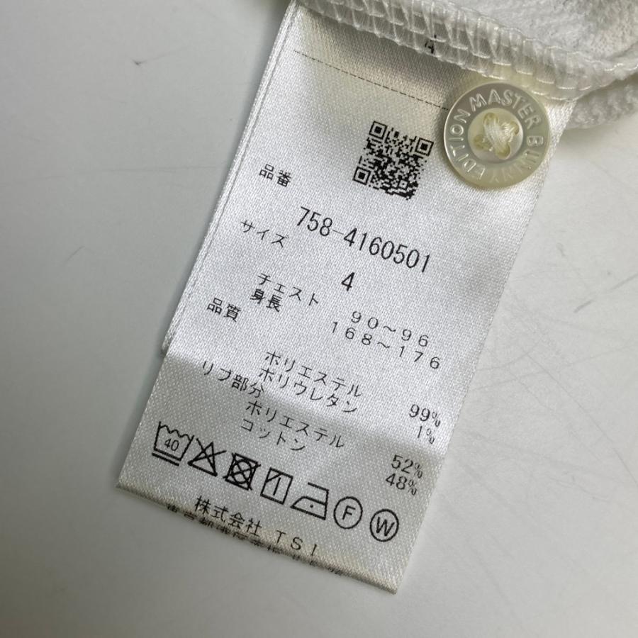 MASTER BUNNY EDITION マスターバニーエディション 2024年モデル 半袖ポロシャツ  ホワイト系 4 ゴルフウェア メンズの画像