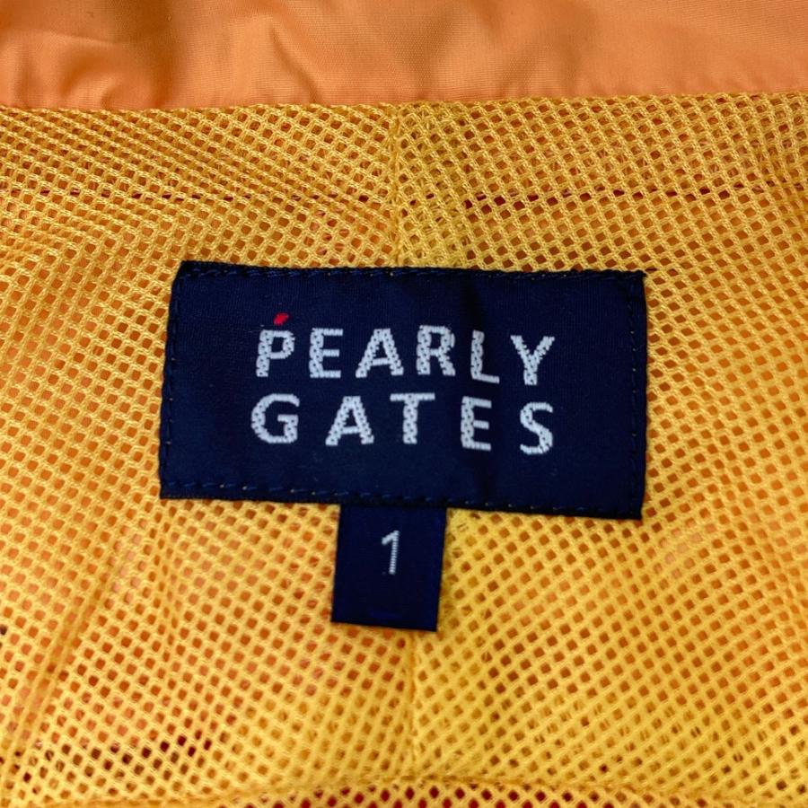 PEARLY GATES パーリーゲイツ 裏メッシュ ジップジャケット オレンジ系