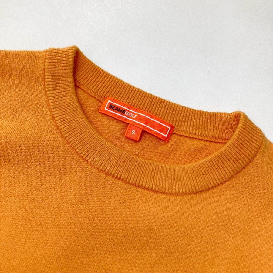 BEAMS GOLF（ビームス ゴルフ） 2023年モデル ニットセーター オレンジ