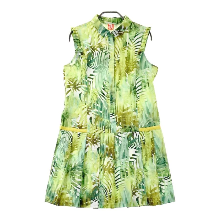 archivio（アルチビオ） ノースリーブワンピース ドットエアー リーフ