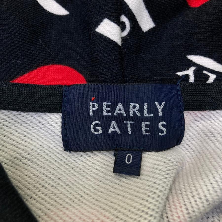 PEARLY GATES レディース0 NY総柄ジップパーカー ブラック PEARLY GATES レディース0 NY総柄ジップパーカー ブラック 2025