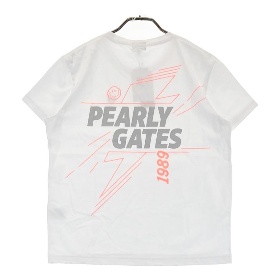 パーリーゲイツ　スマイル　ニコちゃん　Tシャツ　半袖　ロゴ　新品　レディース PEARLY GATES 【新品】PEARLY パーリーゲイツ 半袖Tシャツ ニコ