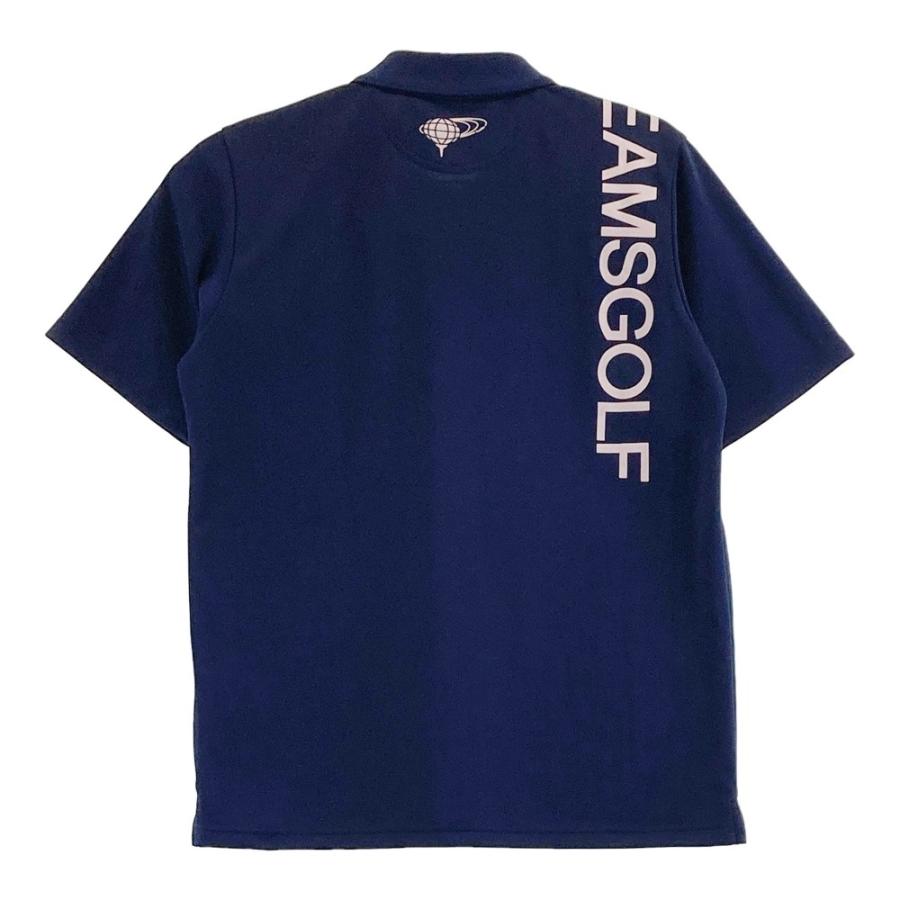 BEAMS GOLF ビームスゴルフ 半袖 ポロシャツ ネイビー系 S