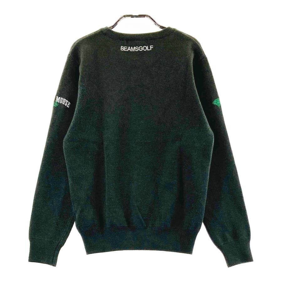 BEAMS GOLF ビームスゴルフ 2023年 ニット セーター ミッキー カーキ系