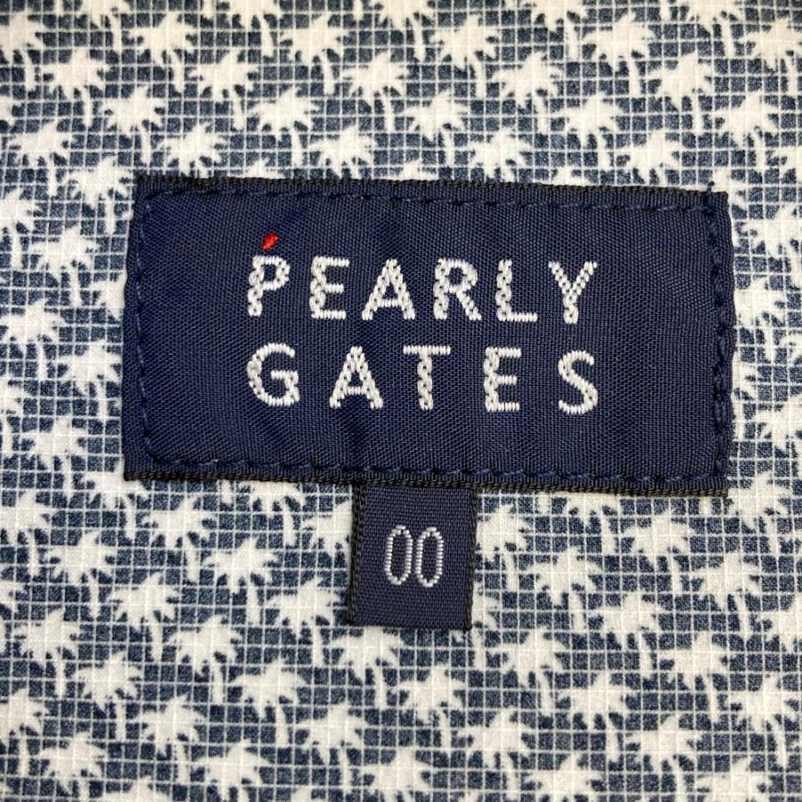 PEARLY GATES パーリーゲイツ  サイドメッシュ スカート ヤシの木 総柄 ブラック系 00 ゴルフウェア レディースの画像