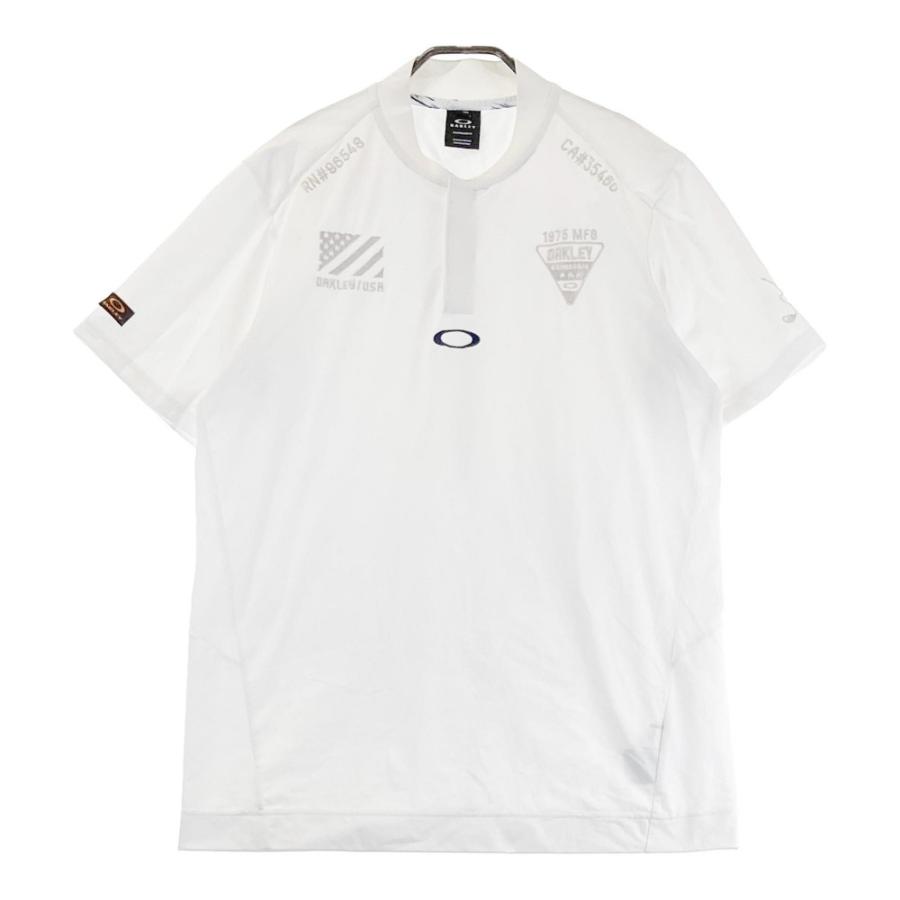 OAKLEY オークリー 半袖Tシャツ ホワイト系 XL ゴルフウェア メンズ