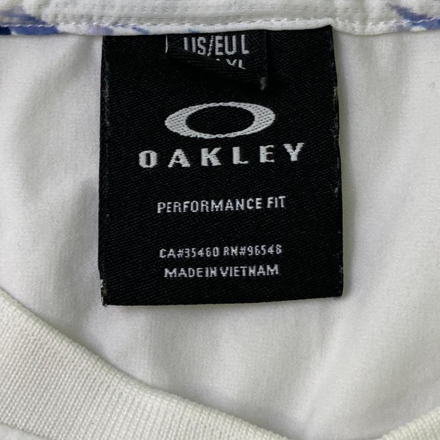 OAKLEY オークリー 半袖Tシャツ ホワイト系 XL ゴルフウェア メンズ