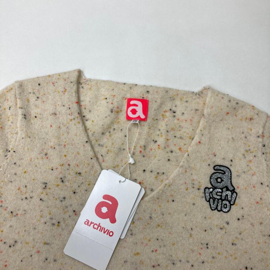 archivio（アルチビオ） 【新品】ARCHIVIO カシミヤ Vネック ニット