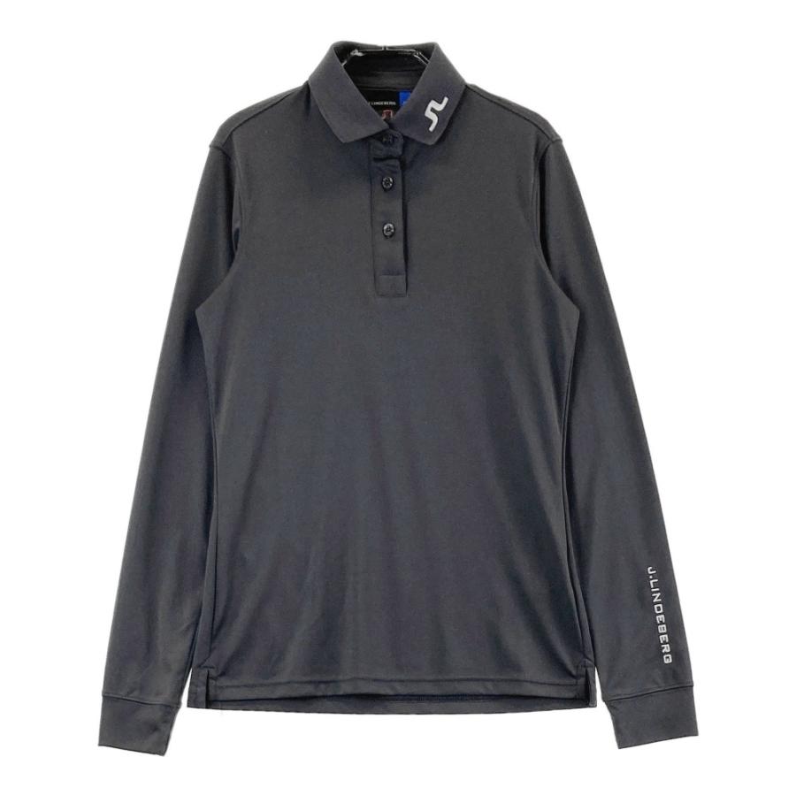 J.LINDEBERG（ジェイリンドバーグ） 長袖ポロシャツ グレー系 S ゴルフ