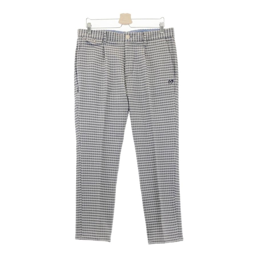 新品未使用 マスターバニーエディション　チェックウールゴルフパンツ MASTER BUNNY EDITION（マスターバニーエディション） ウール混 ロング