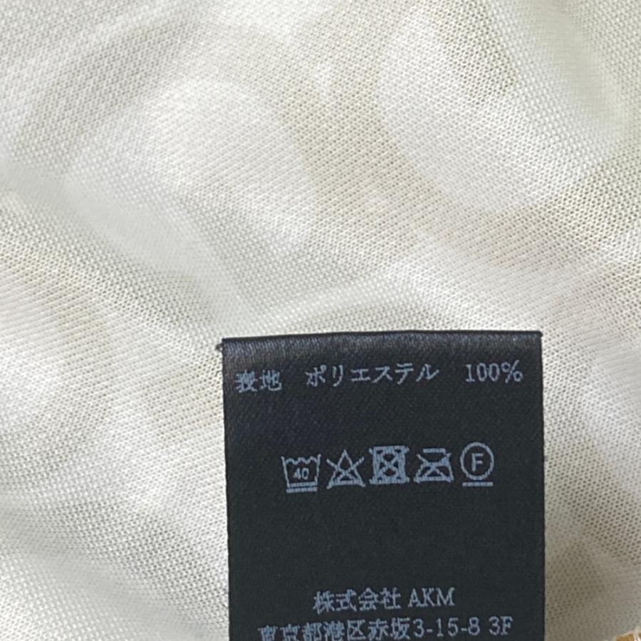 1PIU1UGUALE3 GOLF 半袖ポロシャツ ロゴ 総柄 ホワイト系 5 ゴルフ
