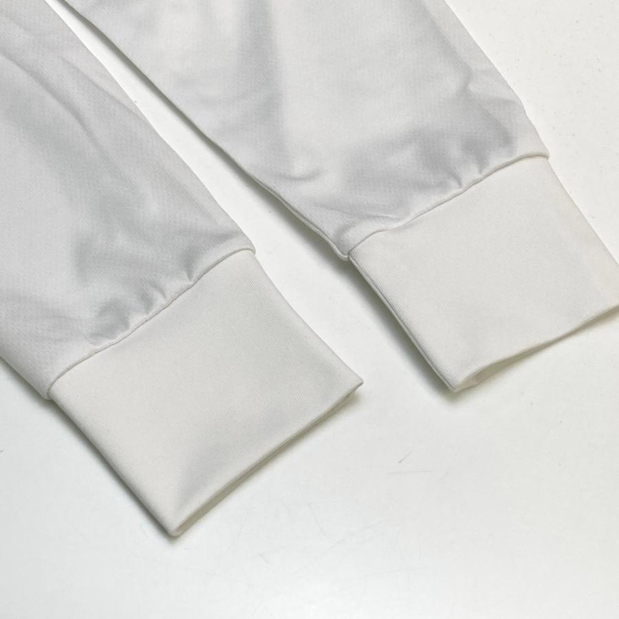 MARK\u0026LONA マークアンドロナ 2023年モデル モックネック 長袖 Tシャツ  ホワイト系 46 ゴルフウェア メンズの画像