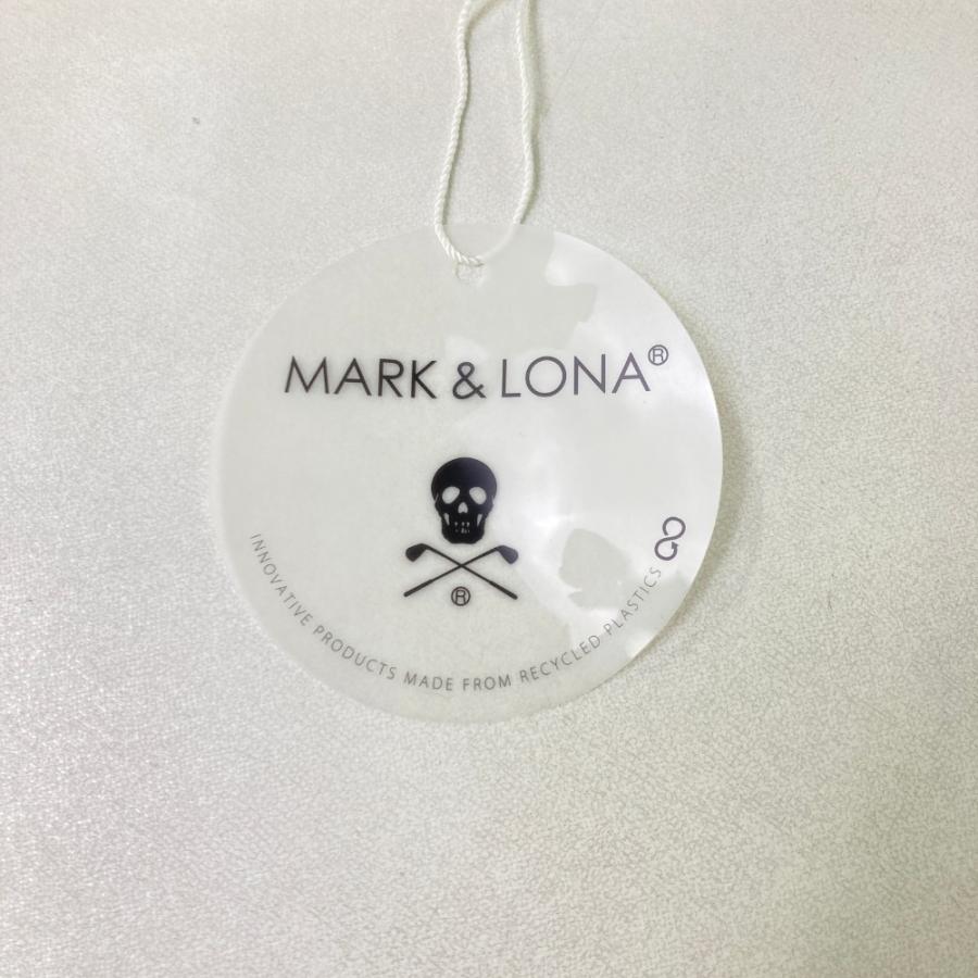 MARK\u0026LONA マークアンドロナ 2023年モデル モックネック 長袖 Tシャツ  ホワイト系 46 ゴルフウェア メンズの画像