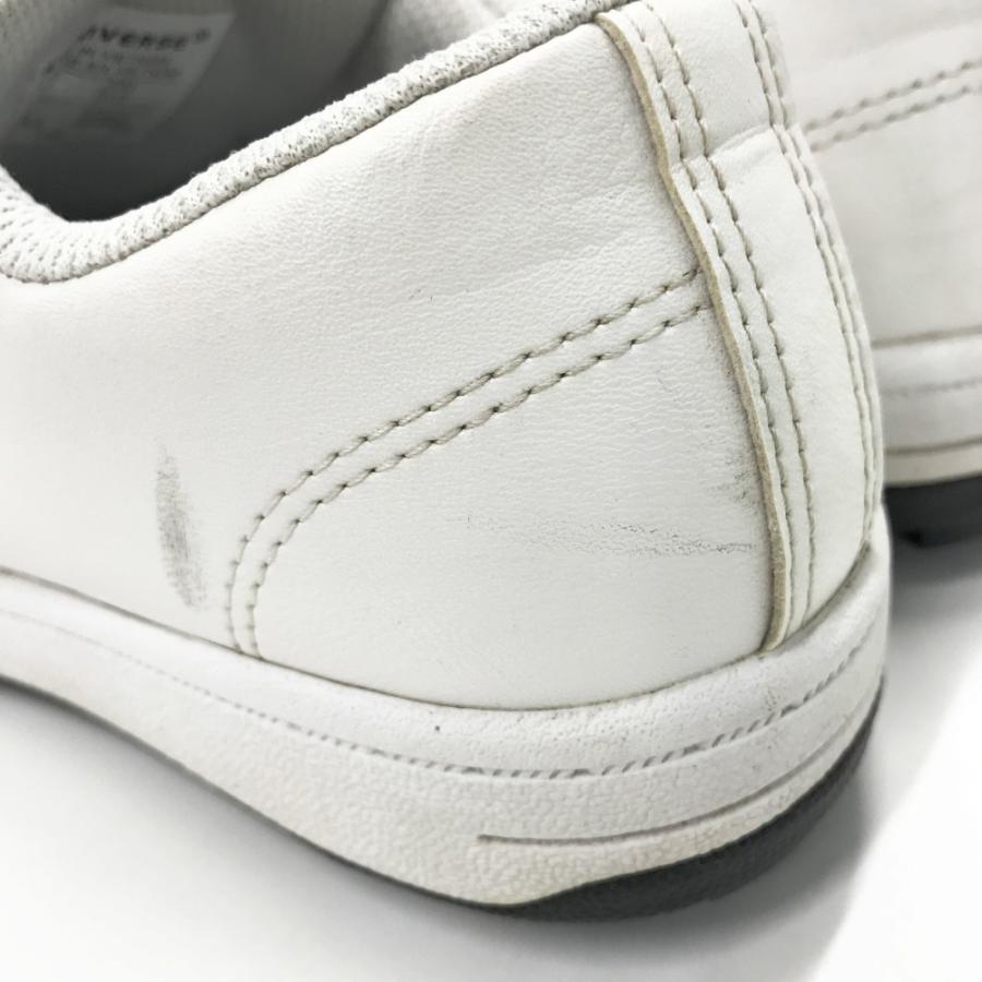 美品 CONVERSE ゴルフシューズ レディース ホワイト 23.5㌢ CONVERSE（コンバース） スパイクレス ゴルフシューズ ホワイト系 23.5