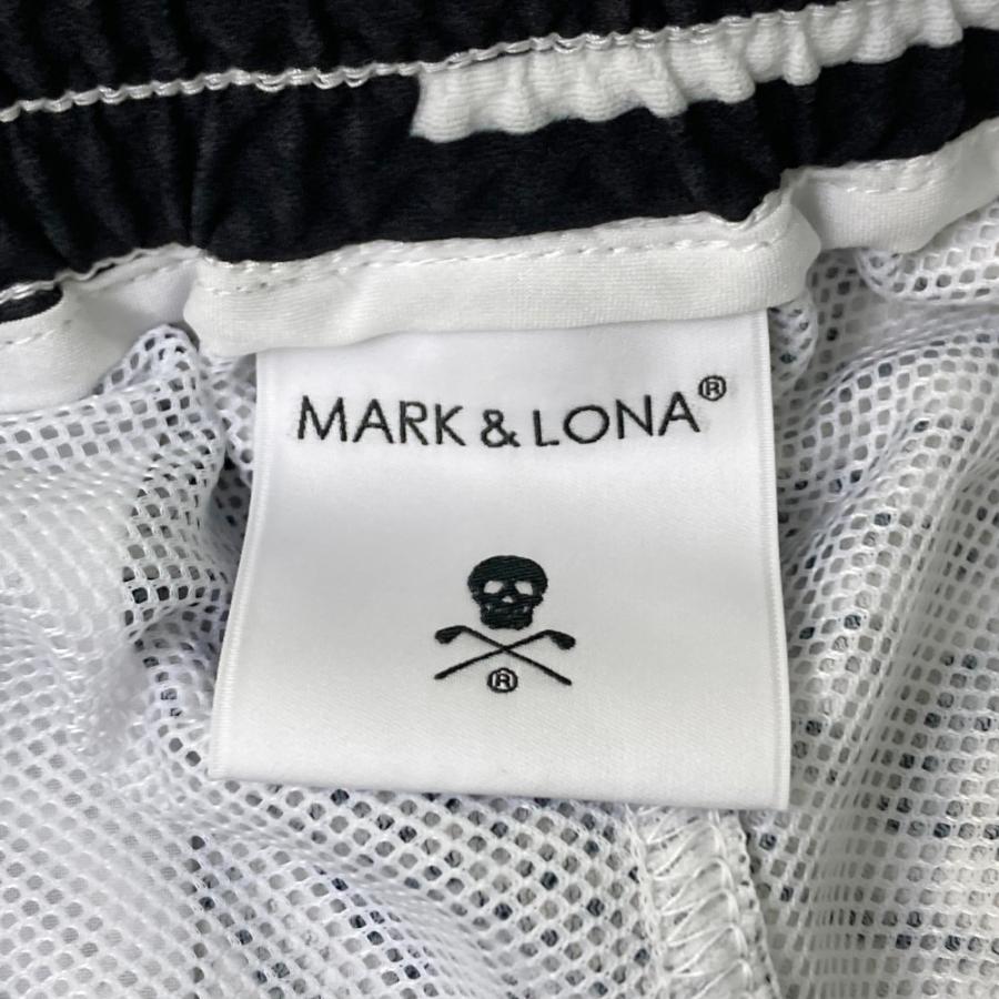 MARK&LONA マークアンドロナ 2024年 ハーフパンツ 総柄 ホワイト MARK&LONA マークアンドロナ 2024年 ハーフパンツ 総柄 ホワイト