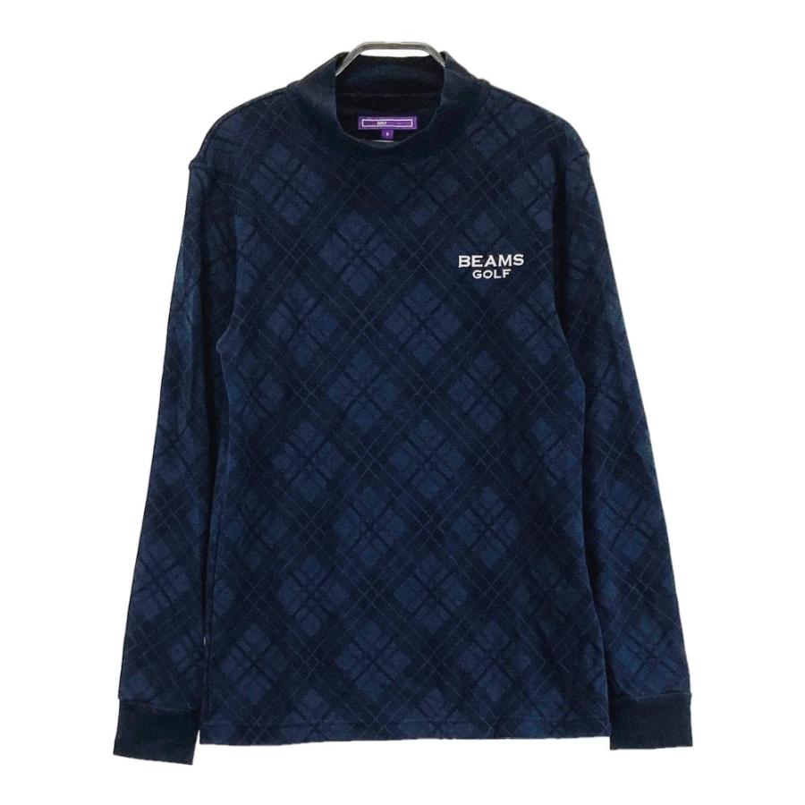 BEAMS GOLF ビームスゴルフ ウール混 ハーフジップハイネック