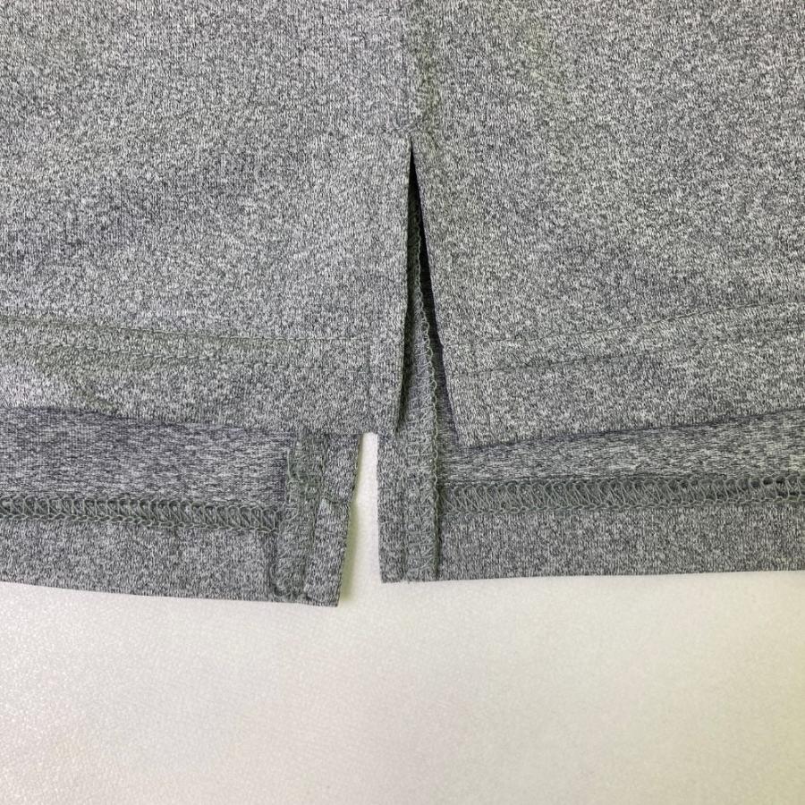 1PIU1UGUALE3 GOLF 半袖モックネックTシャツ グレー系 1 ゴルフウェア