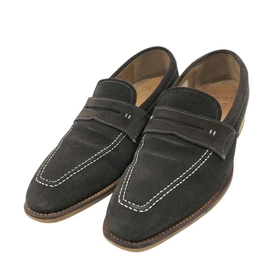 REGAL（リーガル） スエード コインローファー ブラウン系 25 メンズ