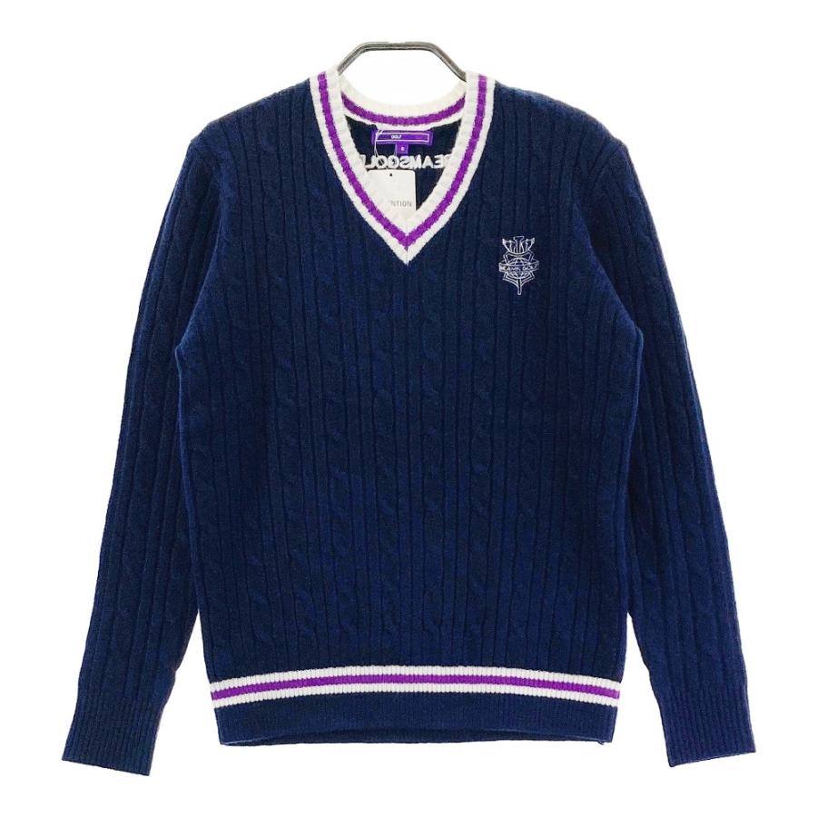 BEAMS GOLF ビームスゴルフ パープルレーベル 長袖ニットセーター S