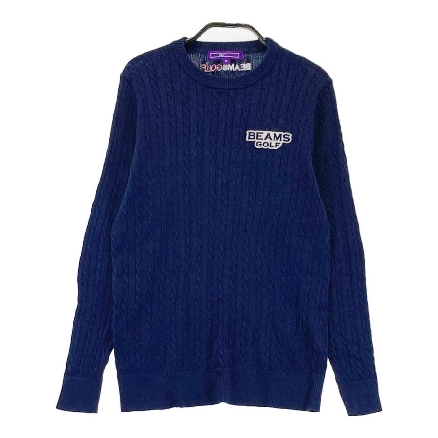 BEAMS GOLF（ビームス ゴルフ） ニットセーター ネイビー系 M ゴルフ