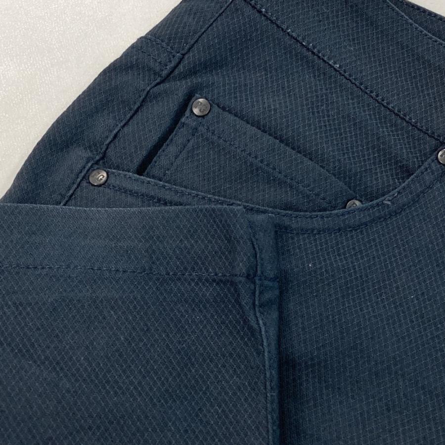 PEARL GATES ネイビー ゴルフパンツ T/C右綾ドビーEXストレッチvision 5ポケットパンツ | PEARLY