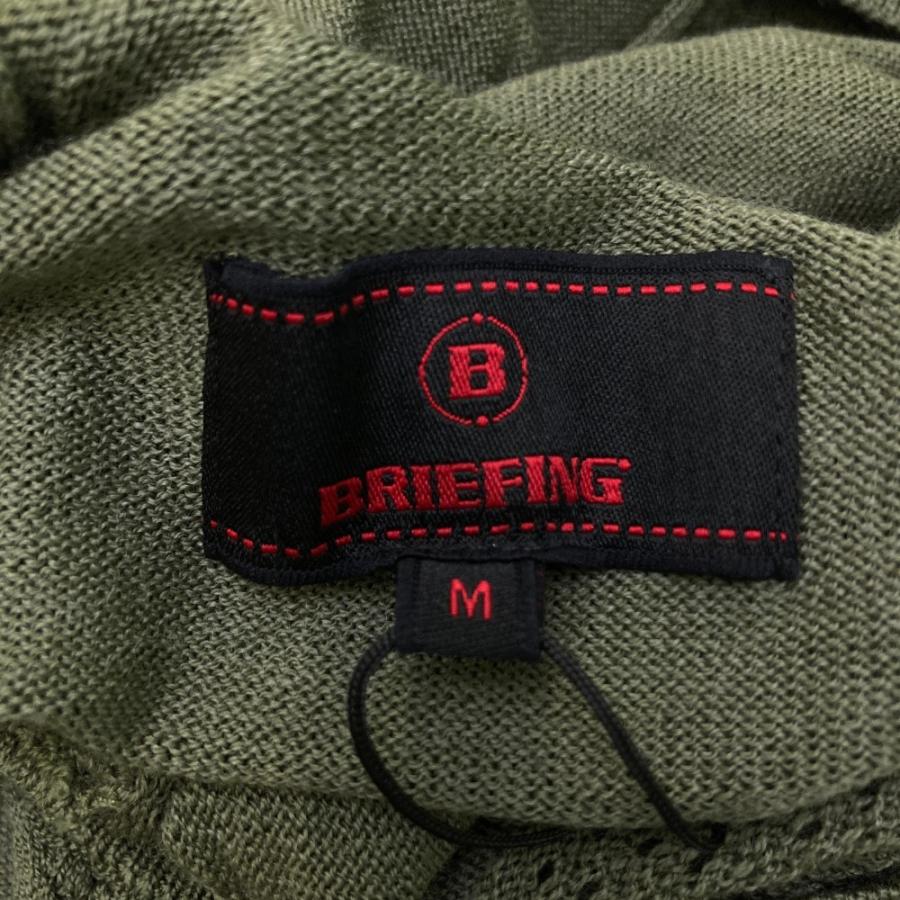 BRIEFING ブリーフィング ニットパーカー カーキ M 新品】BRIEFING GOLF ブリーフィング 2023年モデル 長袖ニットパーカー