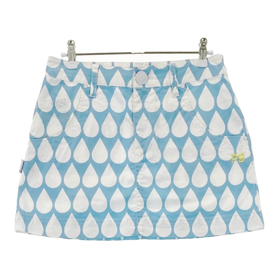 PEARLY GATES パーリーゲイツ スカート 総柄 ブルー系 0 ゴルフウェア