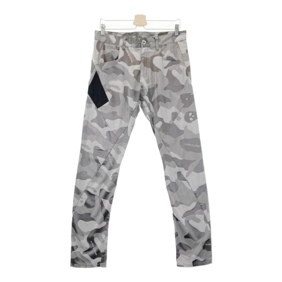 MARK&LONA（マークアンドロナ） ストレッチ パンツ カモフラ柄 グレー