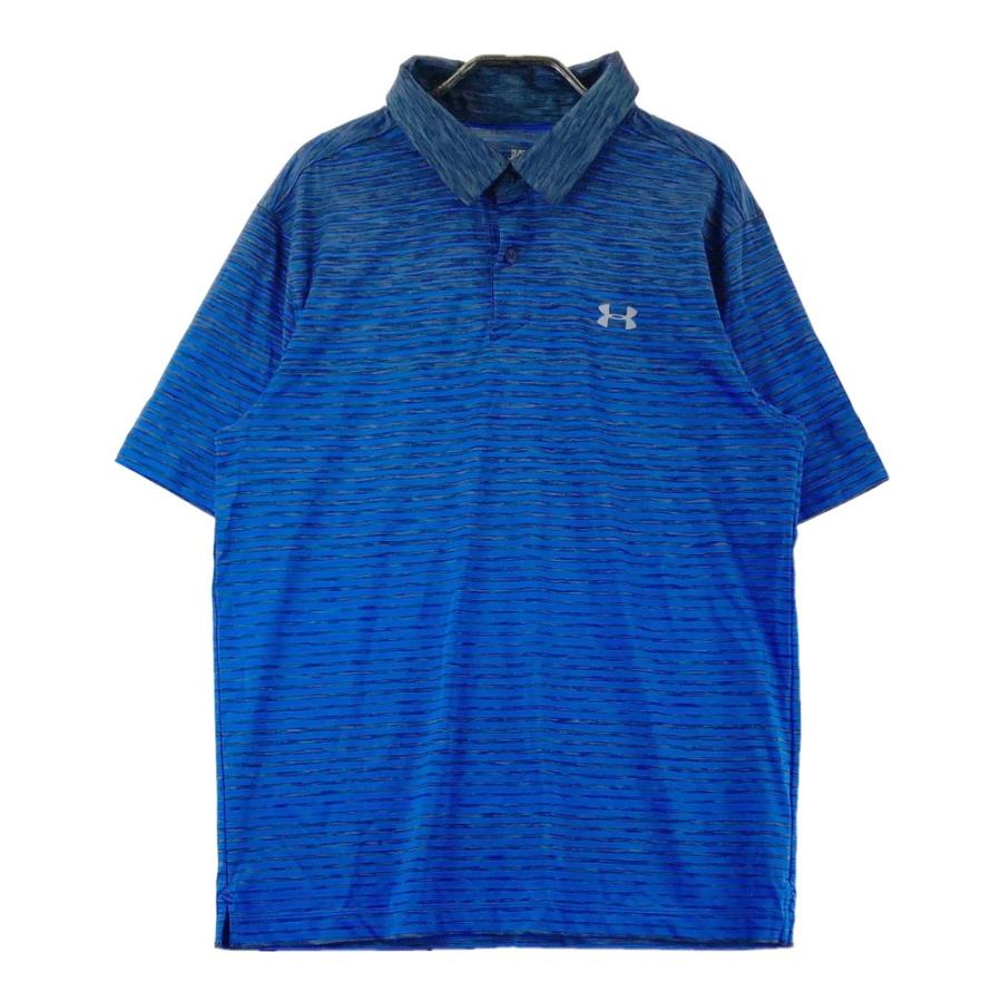 UNDER ARMOUR（アンダーアーマー） 1290148 半袖ポロシャツ ボーダー柄 