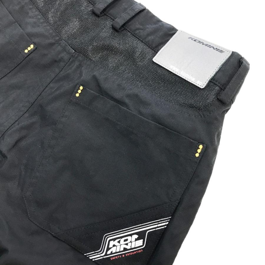 コミネ KOMINE PK-710 ライディングメッシュジーンズ2 ブラック