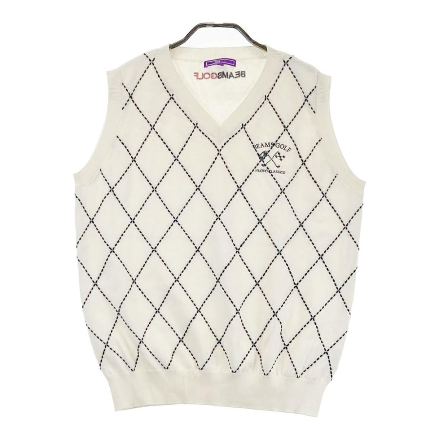 新品　BEAMS GOLF ビームスゴルフ　防風 防寒　チェック ベスト　XL 新品 BEAMS GOLF ビームスゴルフ 防風 防寒 チェック ベスト XL