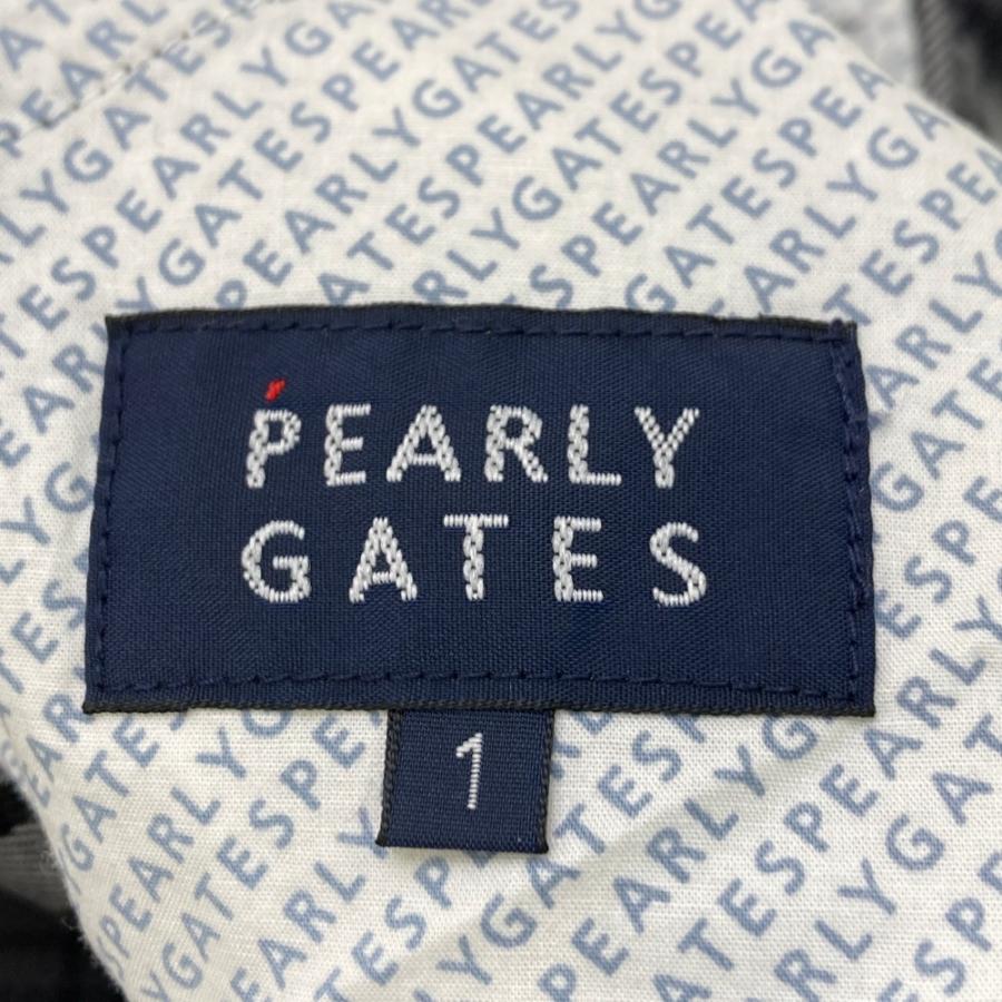 PEARLY GATES パーリーゲイツ 2023年モデル ストレッチパンツ チェック柄 グレー系 1 ゴルフウェア レディースの画像