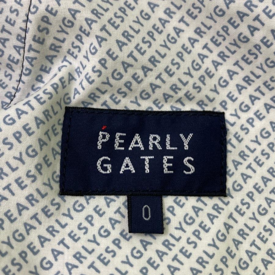 PEARLY GATES パーリーゲイツ 2023年モデル ストレッチ パンツ ロゴ 総柄 ネイビー系 0 ゴルフウェア レディースの画像