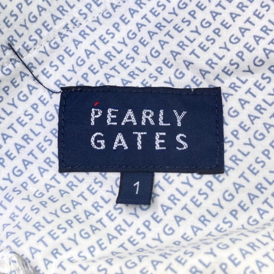 PEARLY GATES パーリーゲイツ 2023年モデル ストレッチ パンツ チェック柄 ネイビー系 1 ゴルフウェア レディースの画像