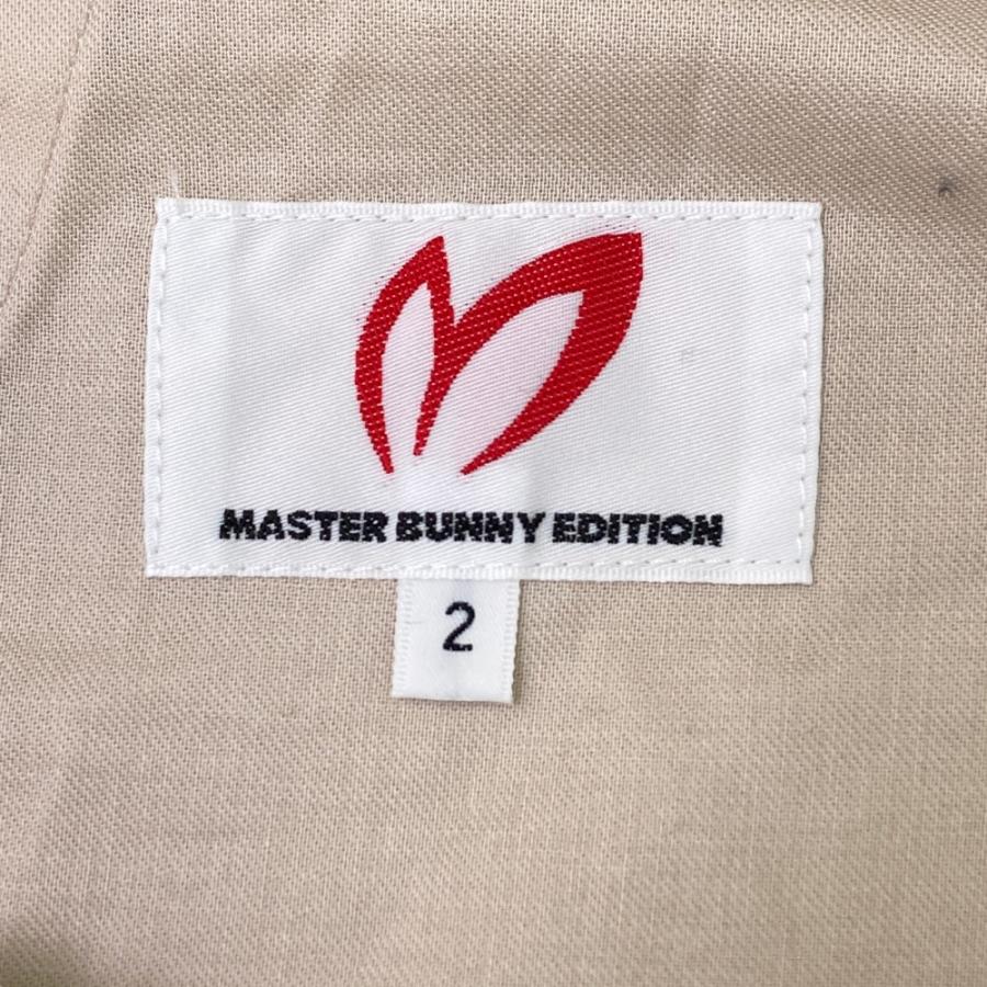 MASTER BUNNY EDITION マスターバニーエディション 2023年モデル ストレッチ ロングパンツ ストライプ柄 ホワイト系 2 ゴルフウェア レディースの画像
