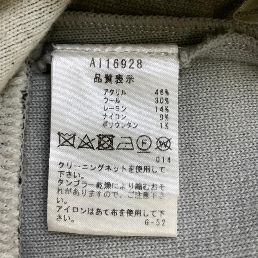 ARCHIVIO アルチビオ  裾プリーツ ニットスカート  ブラック系 38 ゴルフウェア レディースの画像
