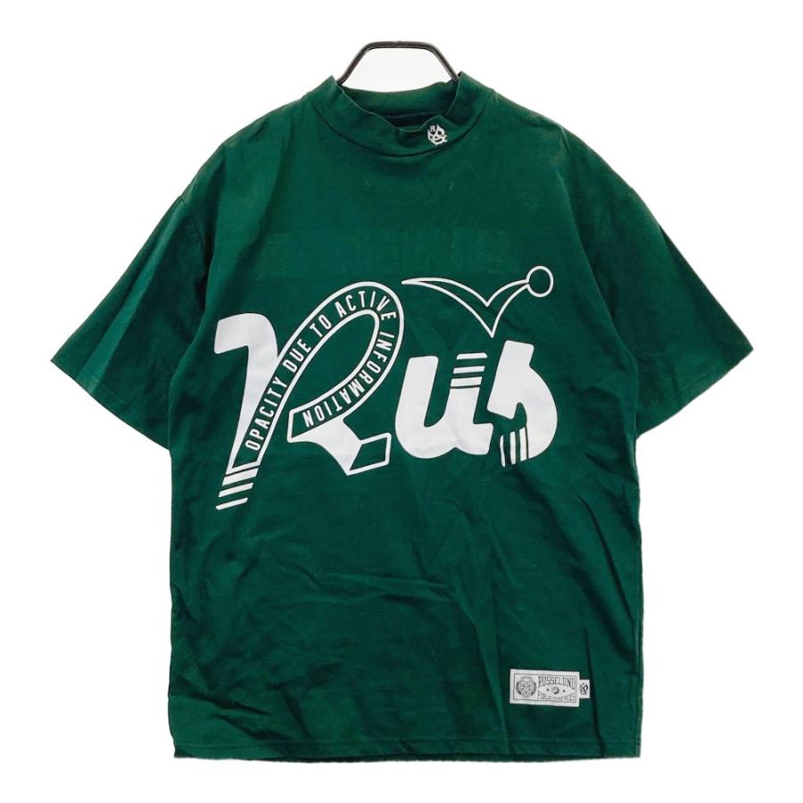 RUSSELUNO ラッセルノ モックネック半袖Tシャツ ルチャ グリーン系 4 