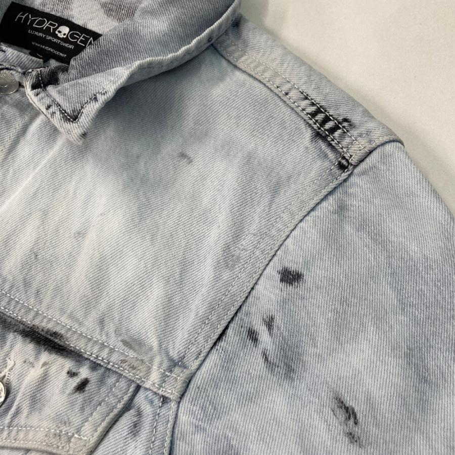 【美品】ハイドロゲン　デニムジャケット HYDROGEN ハイドロゲン デニムジャケット ブルー系 S メンズ