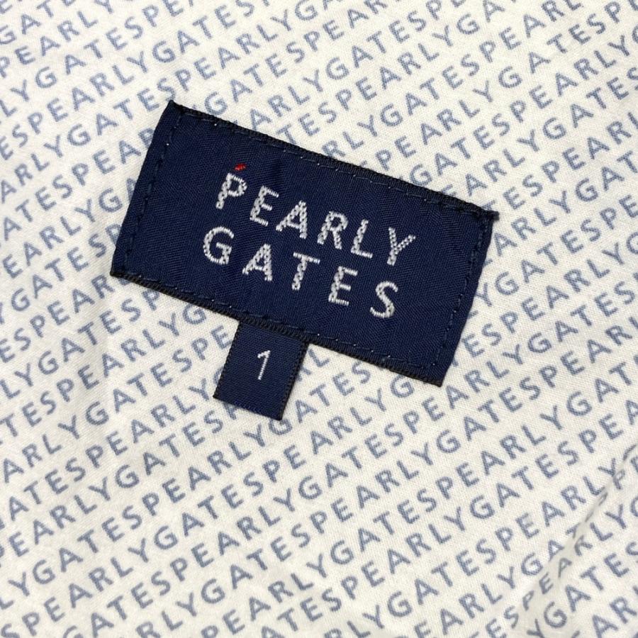 PEARLY GATES パーリーゲイツ 2022年モデル ストレッチスカート 総柄 ネイビー系 1 ゴルフウェア レディースの画像