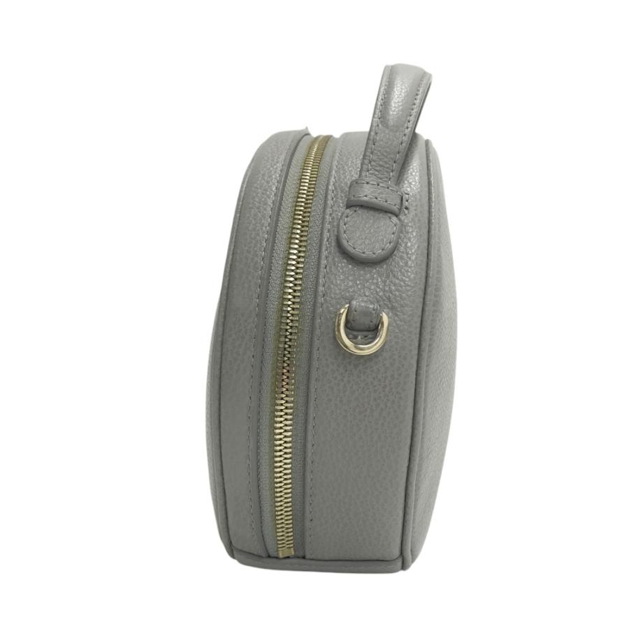 【未使用】FURLA フルラ2WAYハンドバック ショルダー 革 グレー フルラ FURLA ハンドバッグ ショルダーバッグ グレー レザー