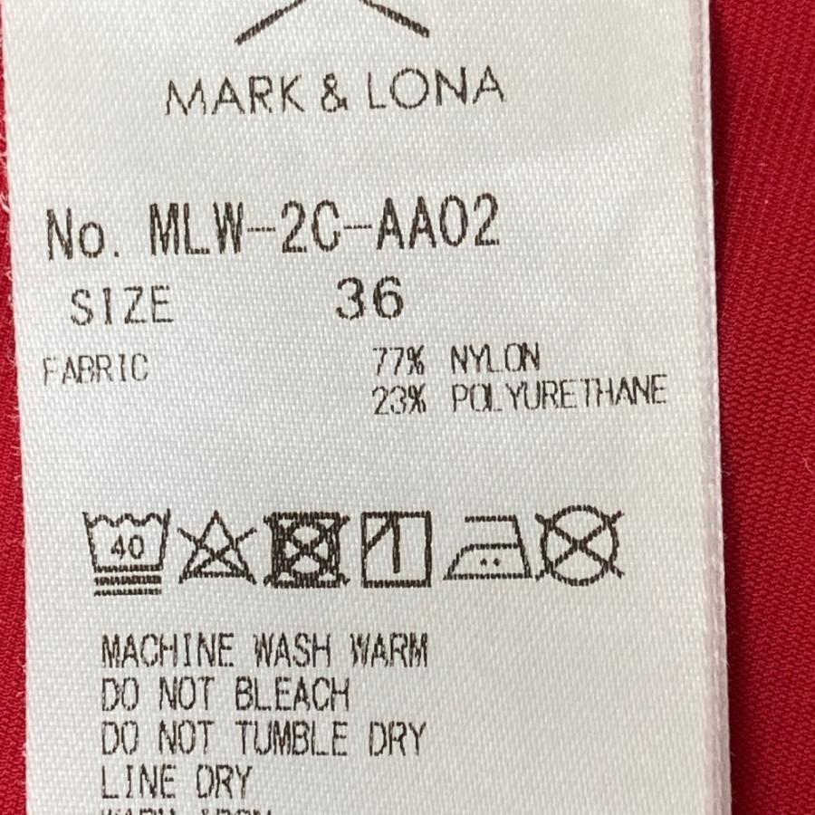 MARK&LONA（マークアンドロナ） ハイネック半袖Tシャツ レッド系 36