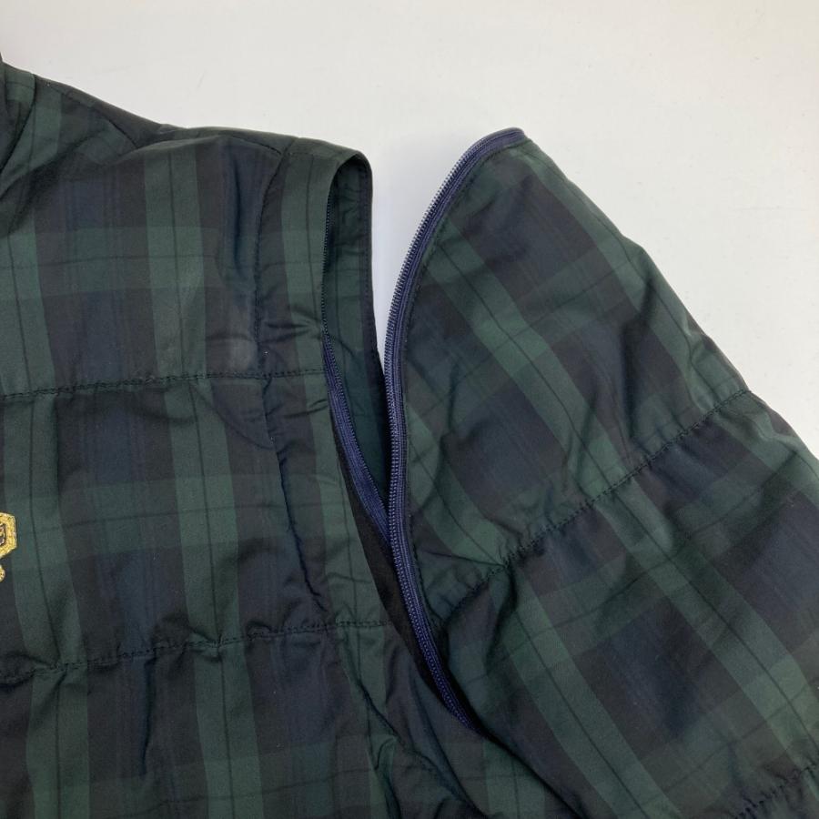 BEAMS GOLF チェック柄ダウンジャケット S BEAMS GOLF ビームスゴルフ 2way ダウンジャケット チェック柄