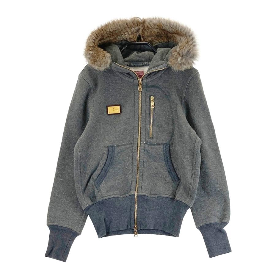 MARK&LONA ファー付きジャケット38 M