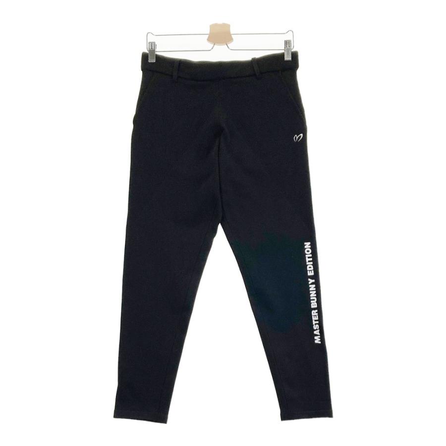 マスターバニーエディション ロングパンツ 0/S ゴルフ　ブラック　春夏 マスターバニーエディション ロングパンツ 0/S ゴルフ ブラック