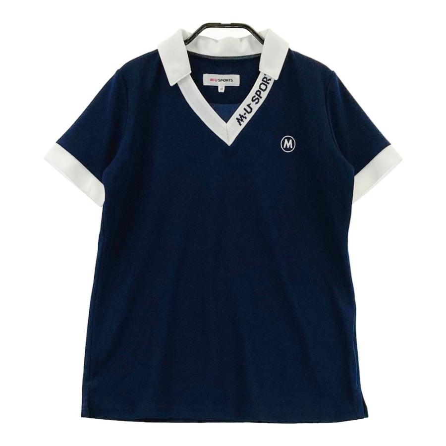 M・U SPORTS M.U エムユースポーツ ; 襟付き 半袖Tシャツ