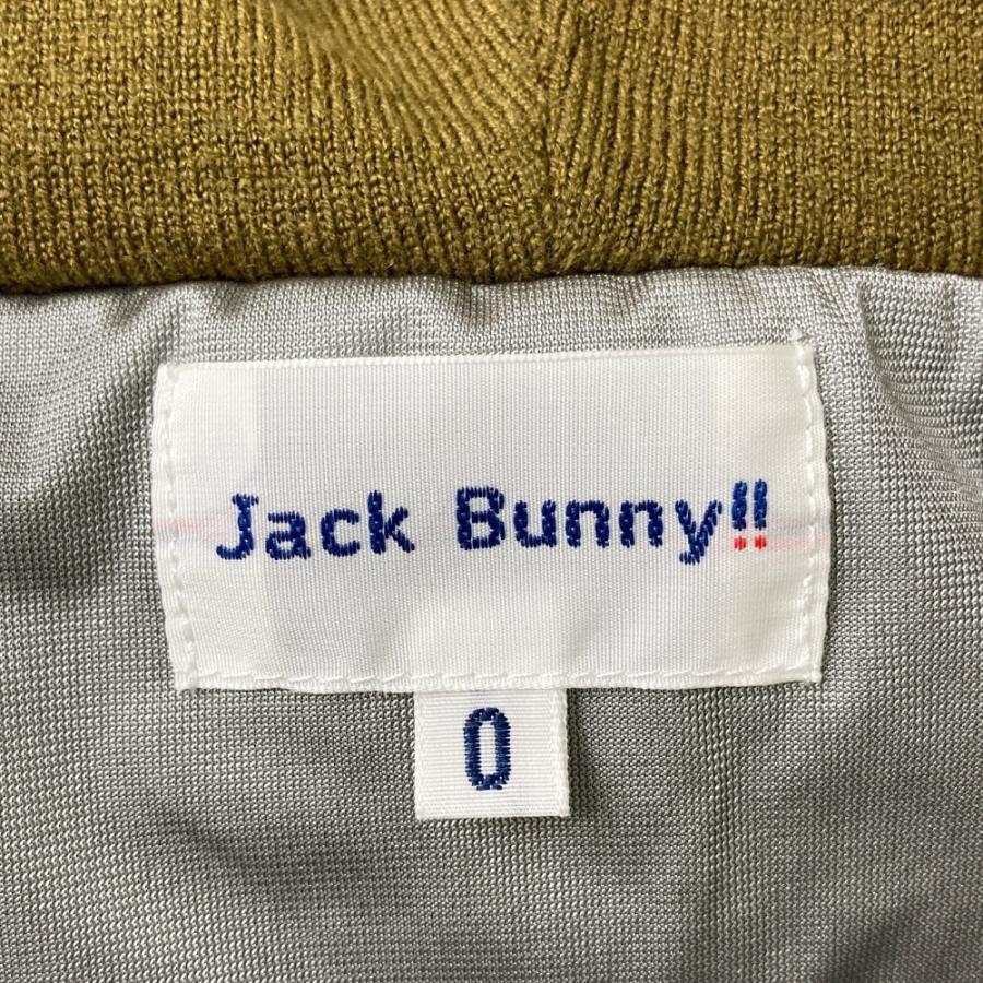 サイズ：0 JACK BUNNY ジャックバニー 2023年モデル ニットパーカー  カーキ系 [240101382849] ゴルフウェア レディース ストスト JACK BUNNY ジャックバニー 2023年モデル 裏地付 ニット ジップ