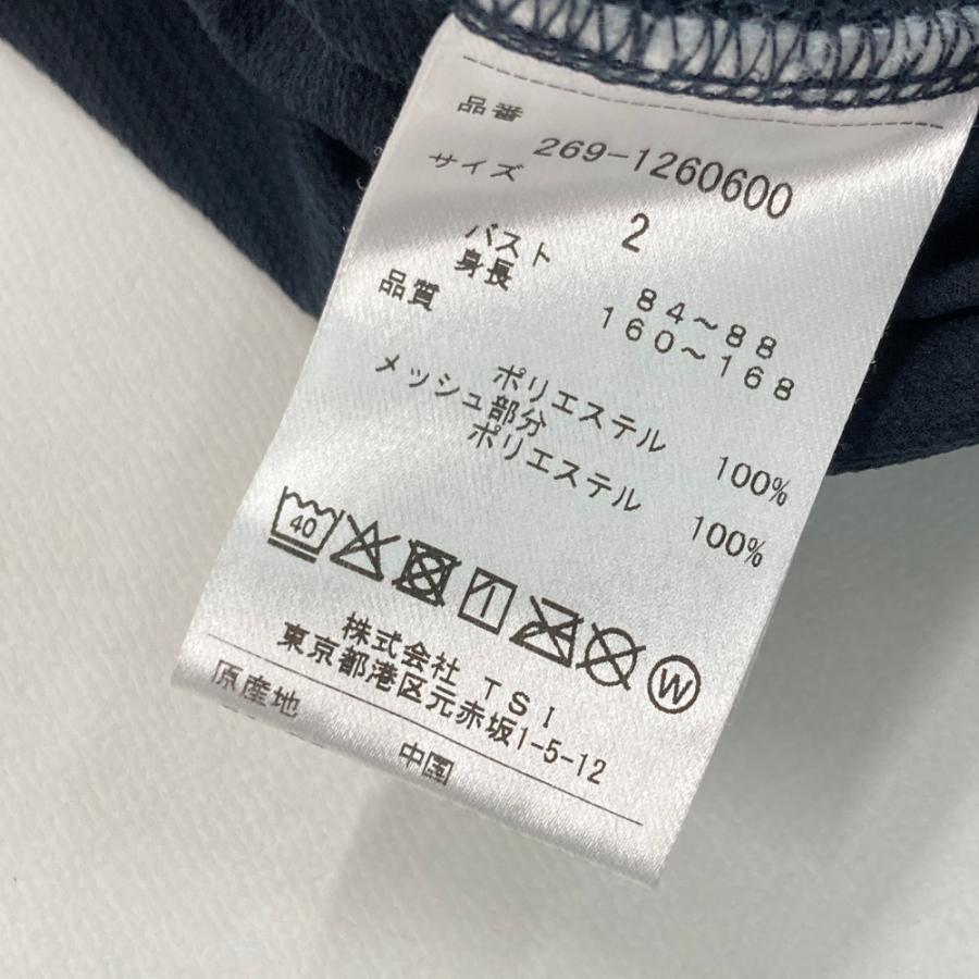 新品　PGG パーリーゲイツ　ノースリーブ　ポロシャツ　ネイビー　サイズ2 PGG パーリーゲイツ ゴルフ ハイパーストレッチ ポロシャツ