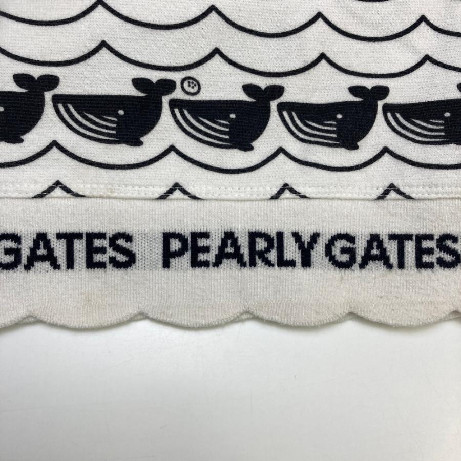 PEARLY GATES パーリーゲイツ 半袖ポロシャツ クジラ 総柄