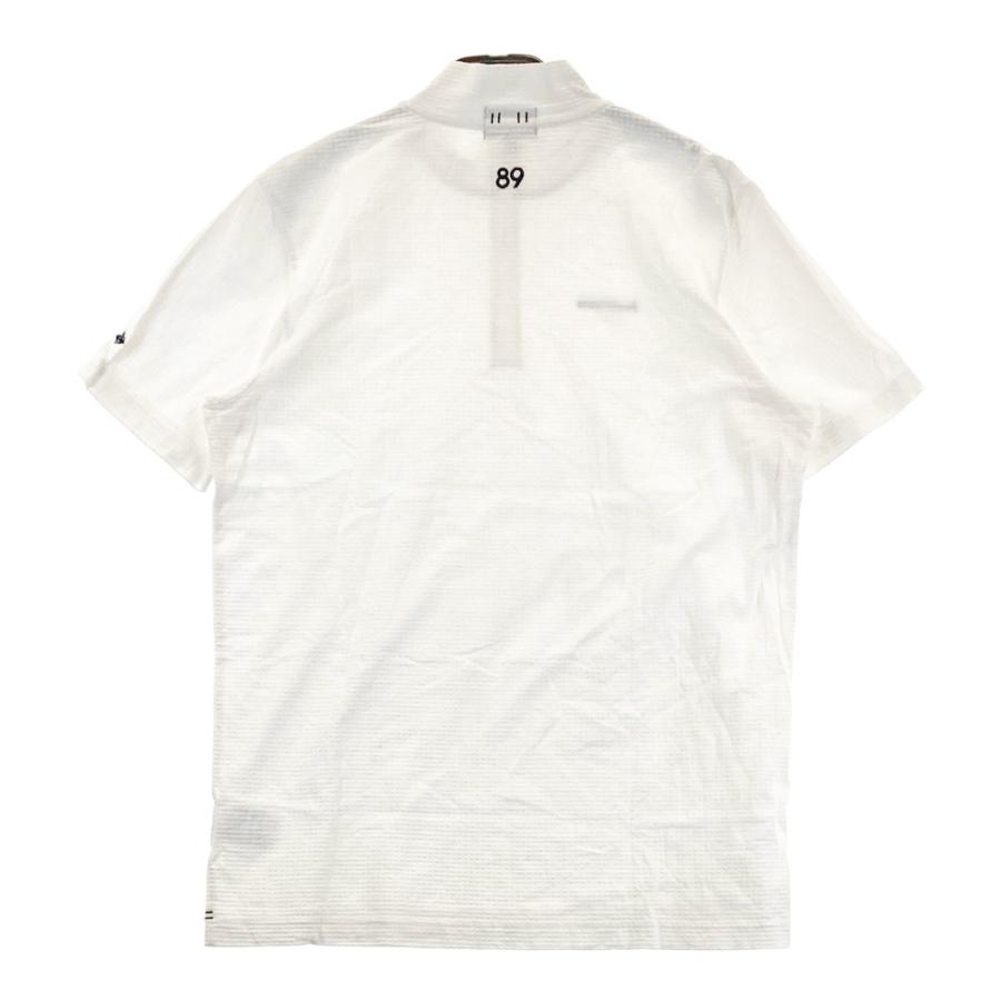 PEARLY GATES（パーリーゲイツ） ハーフジップ 半袖Tシャツ ホワイト系